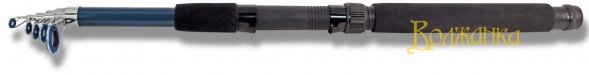 Спиннинг телескопический Волжанка Волгаръ 1.5м тест 40-100г 5 секций стекловолокно