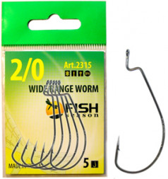 Крючок Fish Season Wide Range Worm №6 BN 5шт офсет. 2315-06F