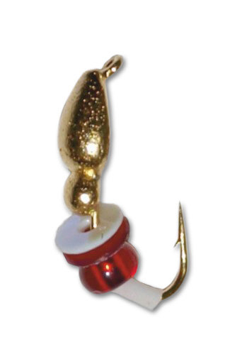 Мормышка вольфрамовая Grifon Нимфа ушко, паетка, бисер 4530 Cu 3мм 10шт