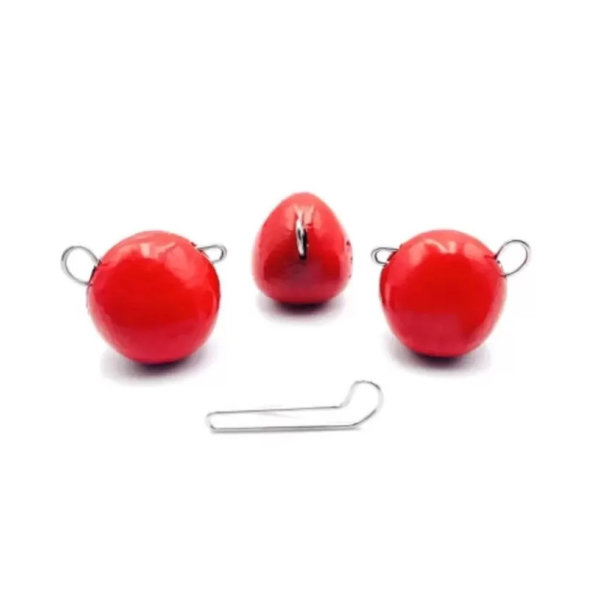 Груз UF Studio Капля- эксцентрик – 14 гр 10 шт КРАСНЫЙ