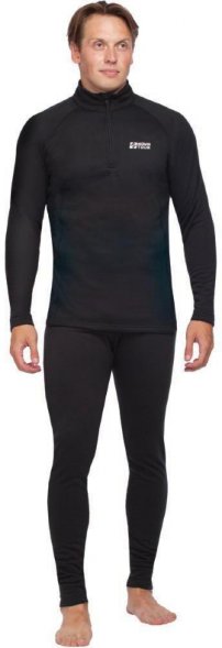 Рубашка с дл.рук. муж. Нова Тур Поларис Норд черный, 44-46 S