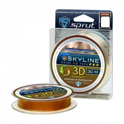 Леска SPRUT Skyline 3D Fluorocarbon Composition IceTech PRO Oxide 0.105 30м