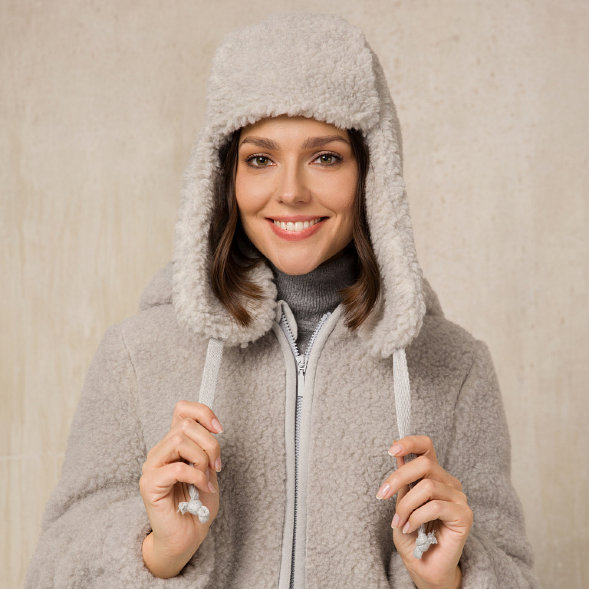 Шапка Woolhouse женская Жаклин серый р-р 56