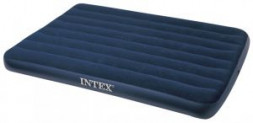 Кровать (Intex) Classic Downy 137*191*22см флок, синий 68758