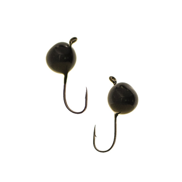 Мормышка вольфрамовая Lumicom Дробинка с ушком Ф6.5 обмазка BL