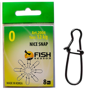 Застежка Fish Season Nice №4 35кг 7шт 2004-4F