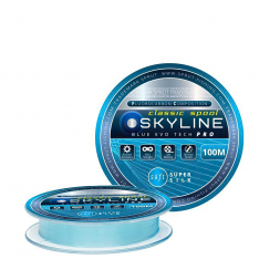 Леска SPRUT Skyline Fluorocarbon Composition EvoTech Classic Blue 0.165 100м